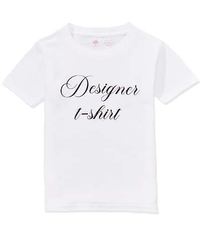 GB Little Girls Short Sleeve Designer Graphic Tee