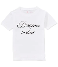 GB Little Girls Short Sleeve Designer Graphic Tee