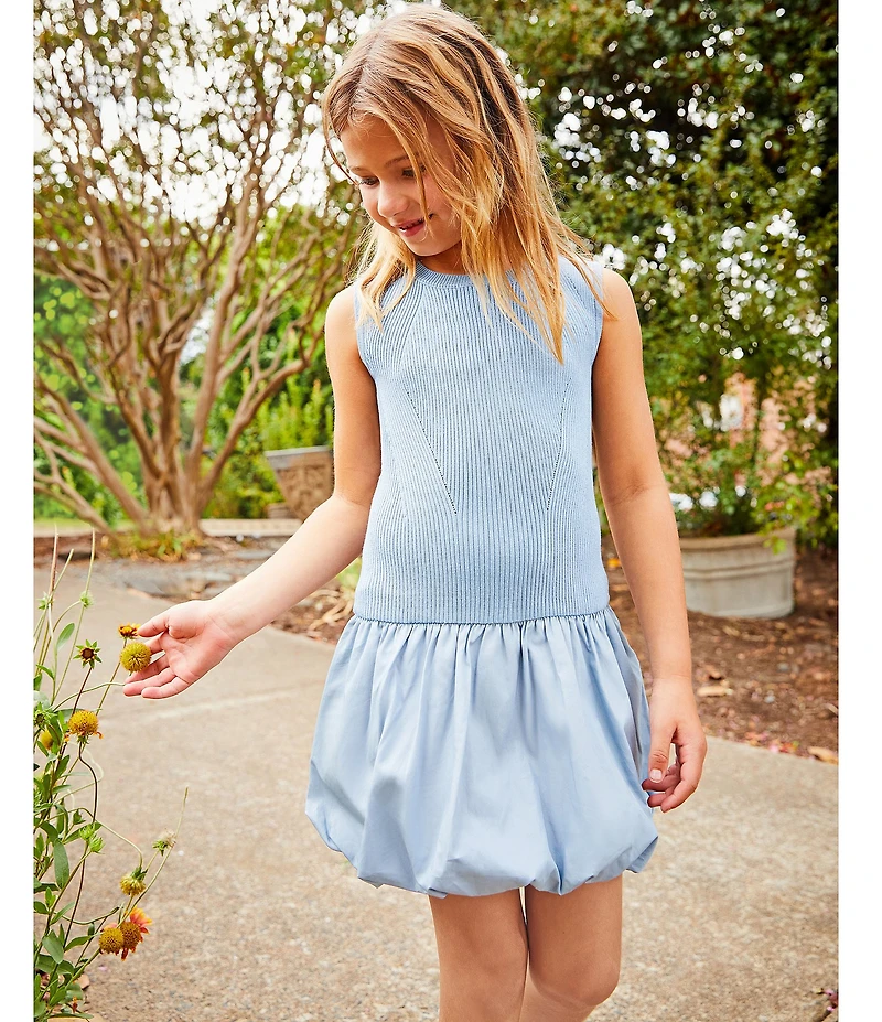 GB Little Girls Sleeveless Bubble Dress