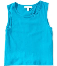 GB Little Girls Sleeveless Tie Tank Top
