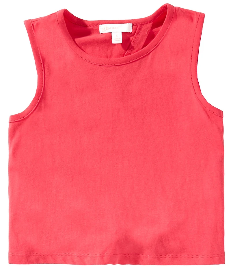 GB Little Girls Sleeveless Tie Tank Top
