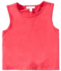 GB Little Girls Sleeveless Tie Tank Top
