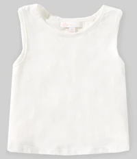 GB Little Girls Sleeveless Tie Tank Top