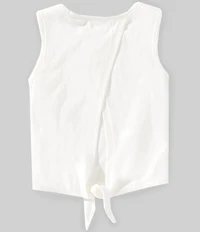 GB Little Girls Sleeveless Tie Tank Top