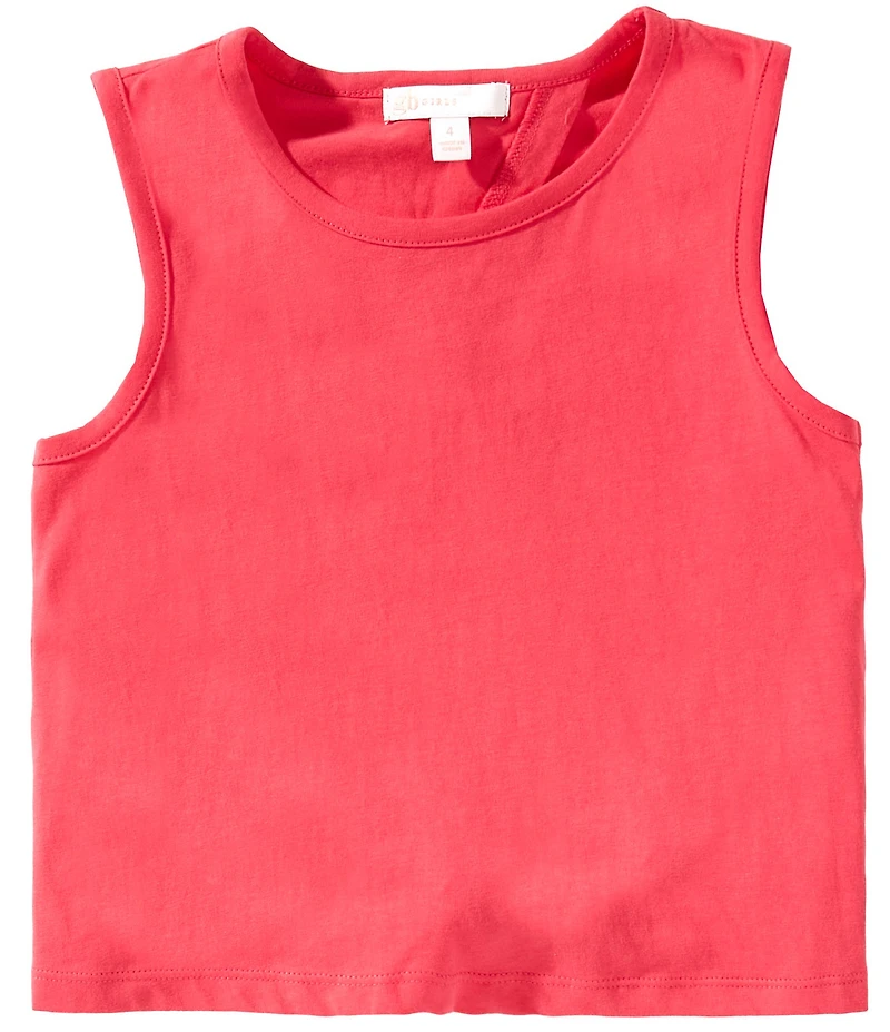 GB Little Girls Sleeveless Tie Tank Top