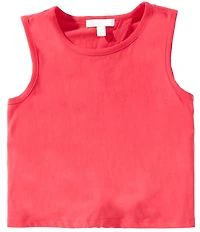 GB Little Girls Sleeveless Tie Tank Top