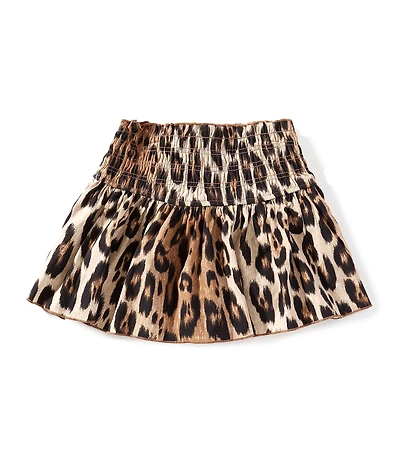 GB Little Girls Sydney Cheetah Print Scrunch Skirt