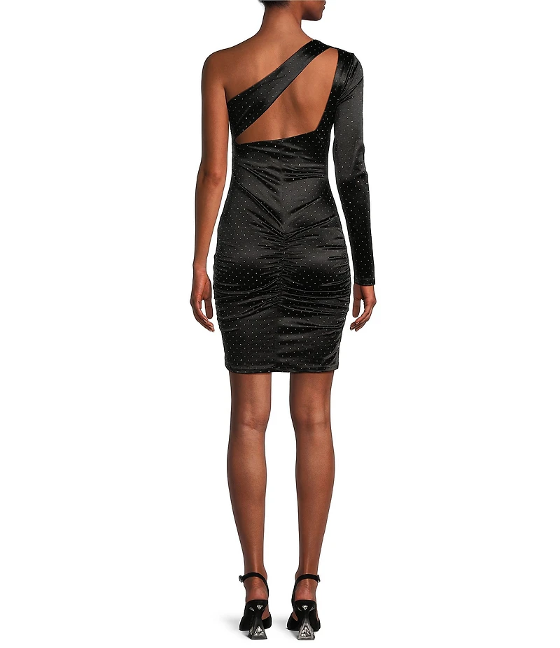GB Long Sleeve Hot Stone Mini Dress