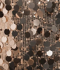 GB Mixed Sequin Mini Dress