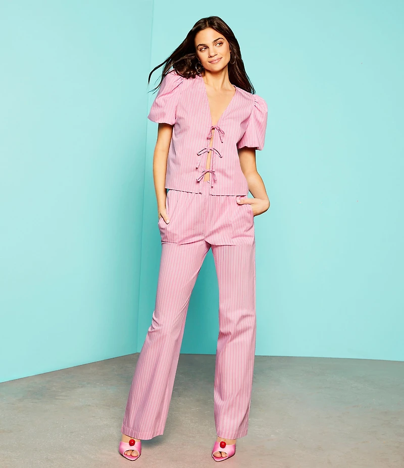 GB Multi Coordinating Striped Pull-On Pants