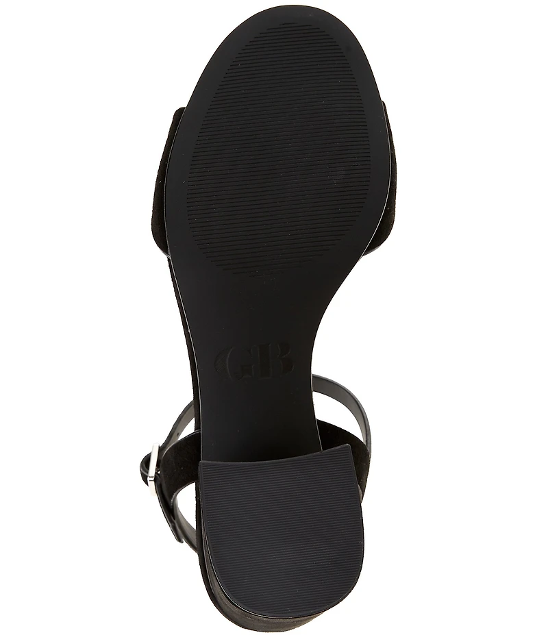 GB New-Comer Suede Ankle Strap Sandals