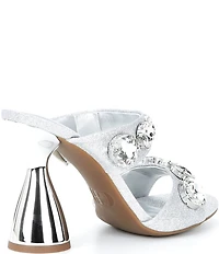GB News-Flash Glitter Jewel Ornament Dress Slide Sandals