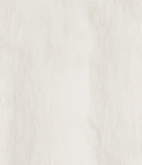 GB Notch Collar Solid Faux Fur Coat