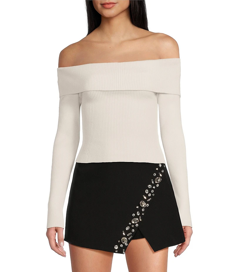 GB Off-The-Shoulder Sweater