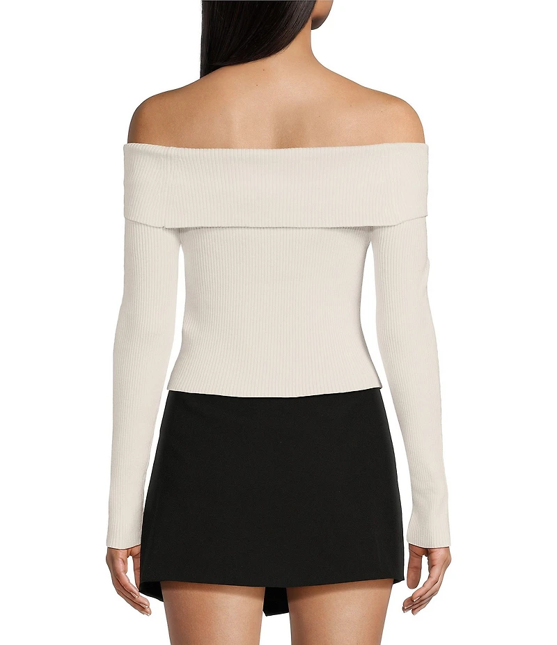 GB Off-The-Shoulder Sweater