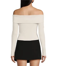 GB Off-The-Shoulder Sweater