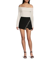 GB Off-The-Shoulder Sweater