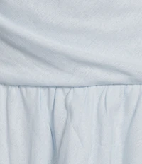 GB Open Back Boat Neck Drop Waist Maxi Dress