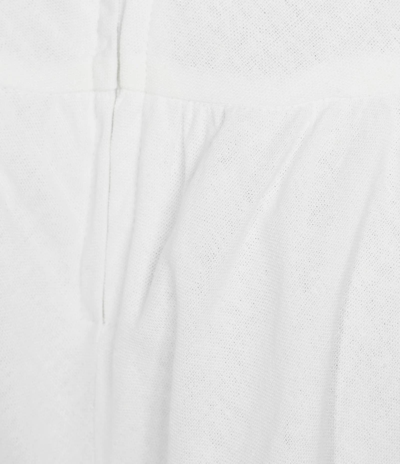 GB Open Back Boat Neck Drop Waist Maxi Dress