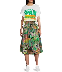 GB Oversized Destination Tropical Graphic T-Shirt