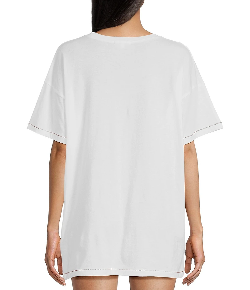 GB Oversized Destination Tropical Graphic T-Shirt