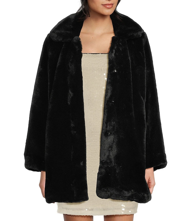 GB Oversized Faux Fur Coat