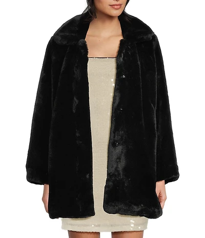 GB Oversized Faux Fur Coat