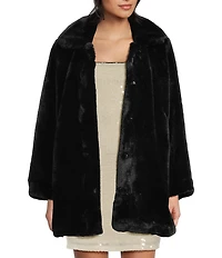 GB Oversized Faux Fur Coat