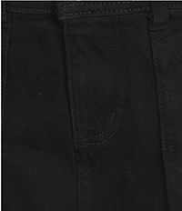 GB Pleated Denim Mini Micro Skort