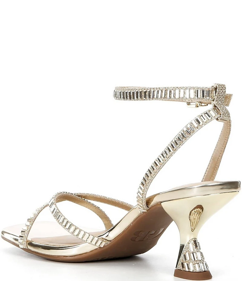 GB Plus-1 Rhinestone Strappy Dress Sandals