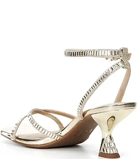 GB Plus-1 Rhinestone Strappy Dress Sandals