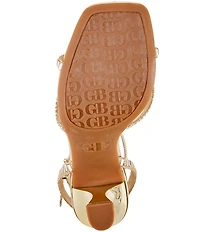 GB Plus-1 Rhinestone Strappy Dress Sandals