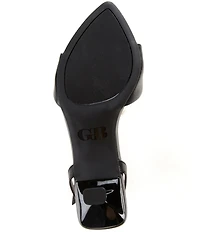 GB Pop-Off Leather Pointed Toe Stiletto Dress Sandals