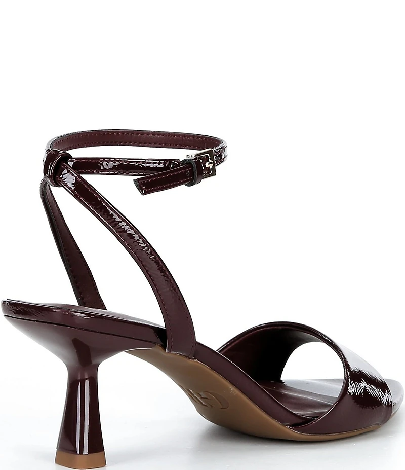 GB Pop-Off Patent Pointed Toe Stiletto Dress Sandals