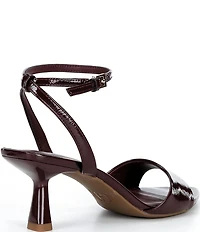 GB Pop-Off Patent Pointed Toe Stiletto Dress Sandals