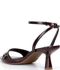 GB Pop-Off Patent Pointed Toe Stiletto Dress Sandals