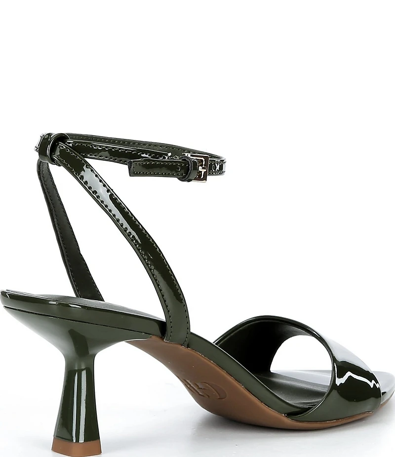 GB Pop-Off Patent Pointed Toe Stiletto Dress Sandals