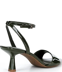 GB Pop-Off Patent Pointed Toe Stiletto Dress Sandals