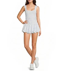 GB Printed Bubble Hem Active Dress