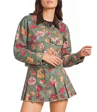 GB Printed Denim Coordinating Jacket