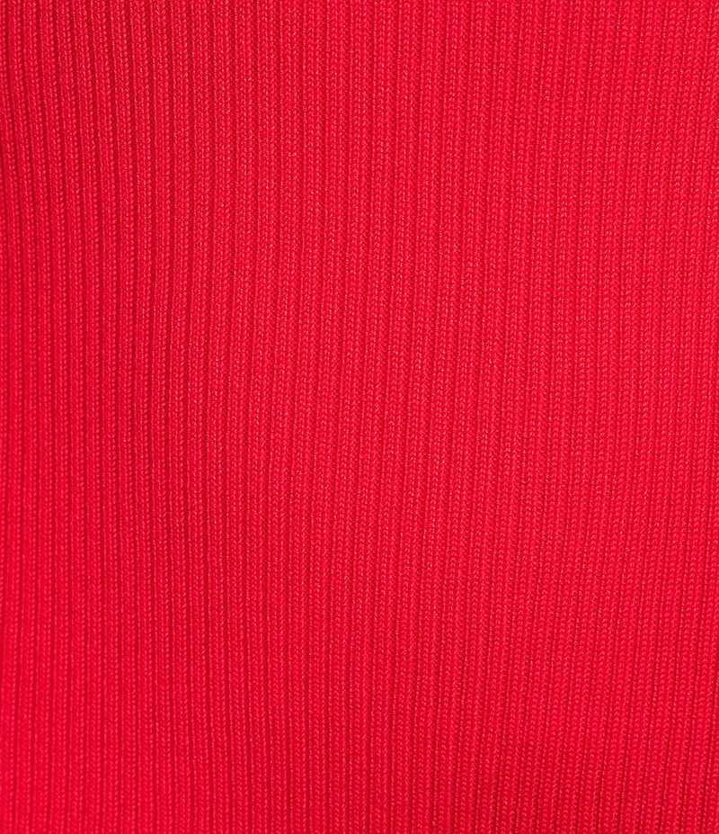 GB Rib Side Slit Midi Sweater Dress