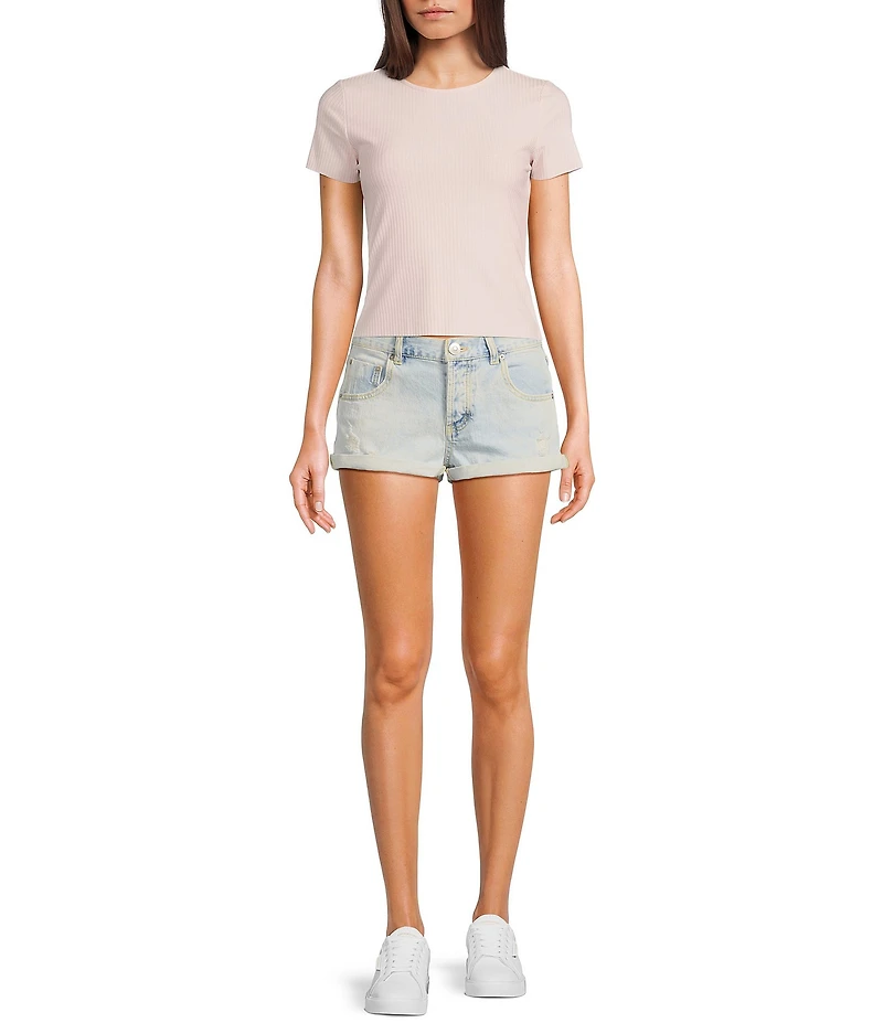 GB Roll Cuff Denim Shorts
