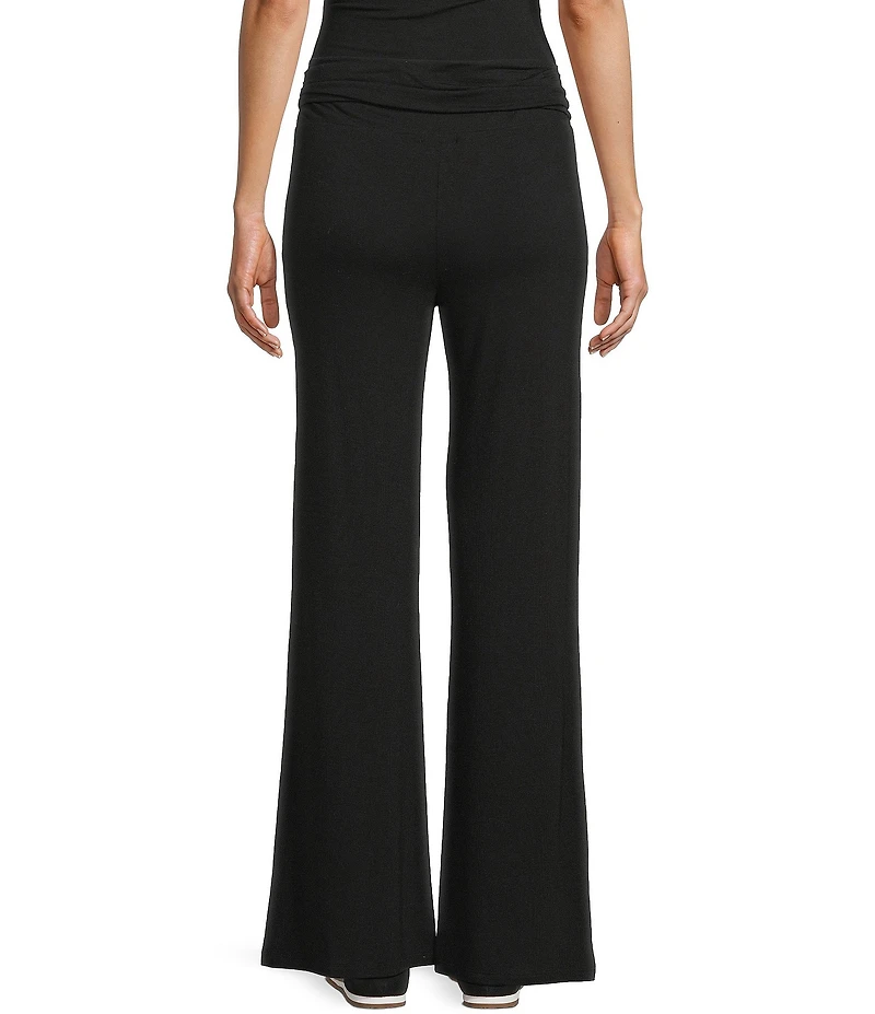 GB Ruched Foldover Knit Pants