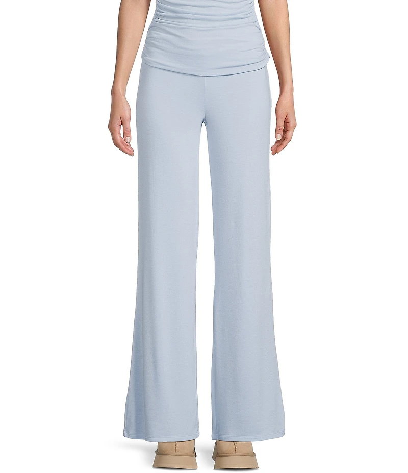 GB Ruched Foldover Knit Pants