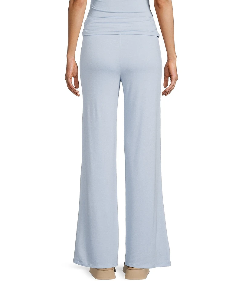 GB Ruched Foldover Knit Pants