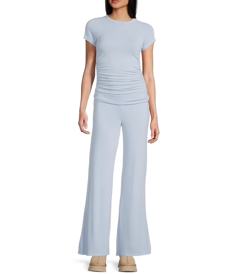 GB Ruched Foldover Knit Pants