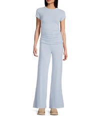 GB Ruched Foldover Knit Pants