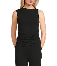 GB Ruched Side Asymmetrical Tank