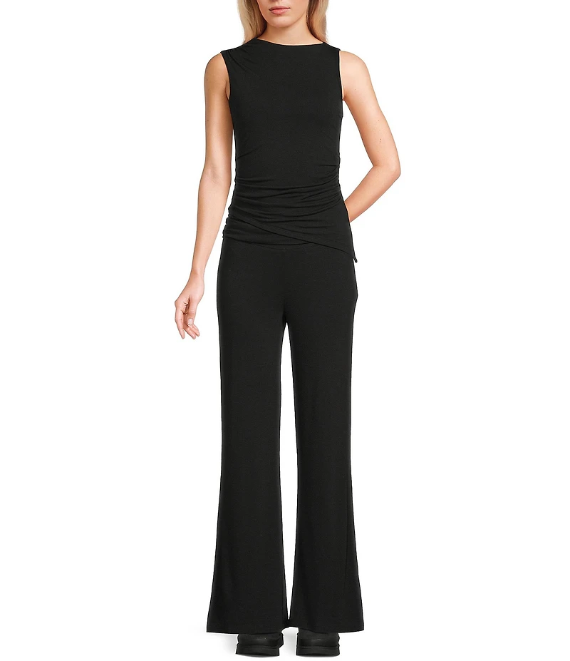 GB Ruched Side Asymmetrical Tank