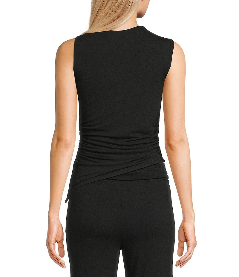 GB Ruched Side Asymmetrical Tank